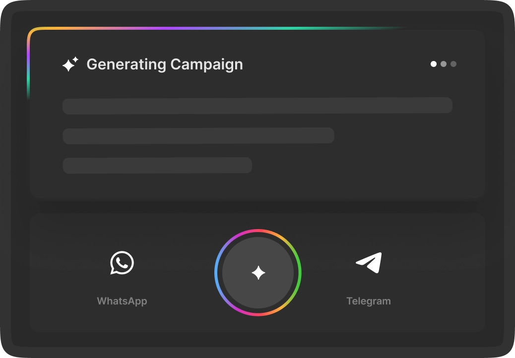 Generate, edit, export.